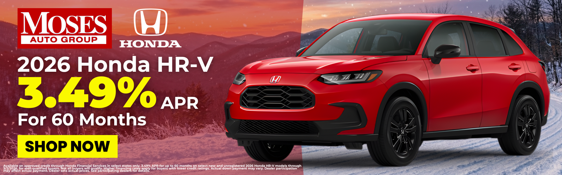 2026 HR-V January Offer