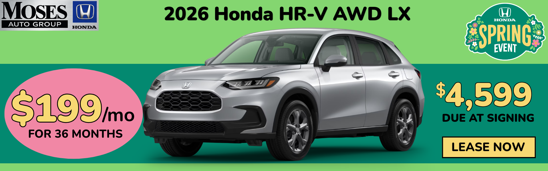 2026 HR-V March Lease Offer